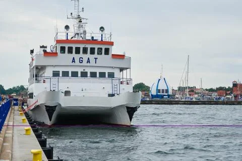 Ferry " Agat" Stock Photos