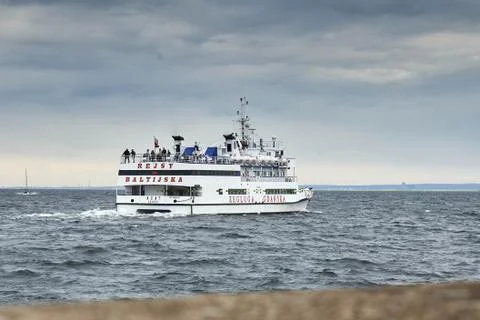Ferry " Agat" Stock Photos