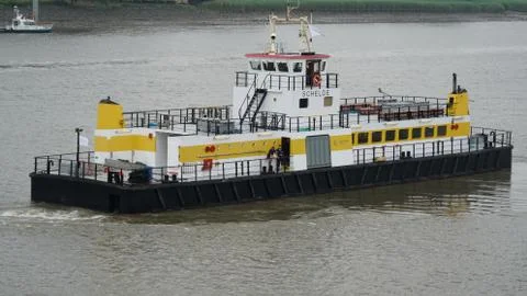 Ferry in Antwerp Stock-Fotos