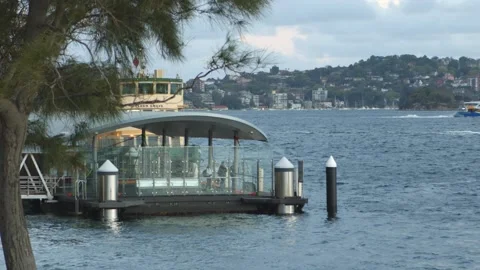 Ferry Arriving Video stock 136824768