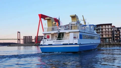 The ferry boat Älvsnabben Stock Footage 235612246