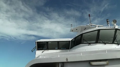 Ferry boat command deck Stock Footage 231875200