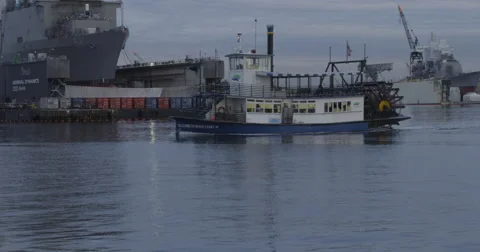 Ferry Boat Stock Footage 44613681