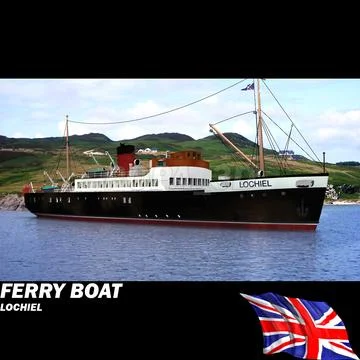 Ferry Boat - Lochiel 3D Model