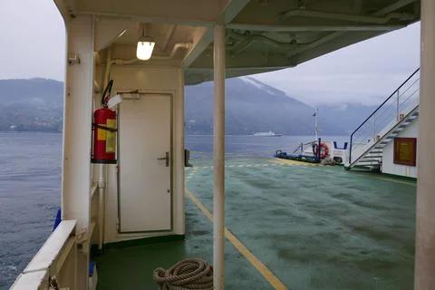 Ferry boat navigation Stock Photos