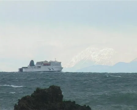 Ferry crossing 1 Stock Footage 136837