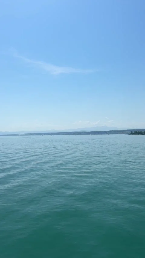 Ferry Crossing Between Konstanz and Meersburg on Lake Constance Stock Footage 337375298