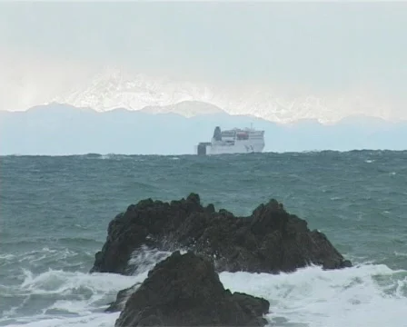 Ferry crossing Stock Footage 136721