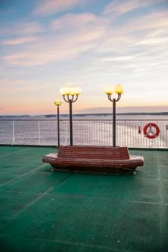Ferry deck Stock Photos