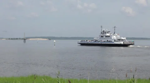 Ferry departs Video stock 24430896