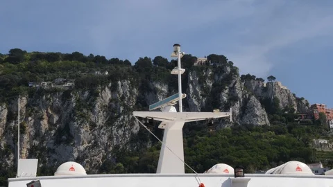 Ferry detail Capri Stock Footage 89709114