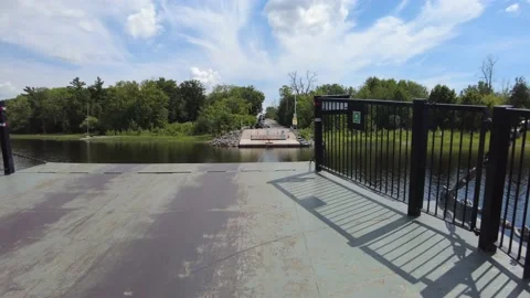 Ferry docking to the land Stock Footage 205550709