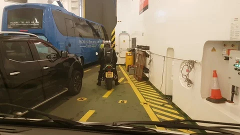 Ferry exit lapse 001 Video stock 91686550