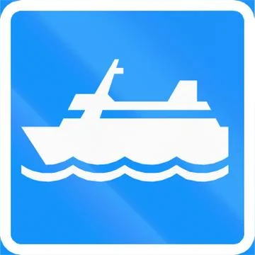 Ferry In Finland Stock Illustration