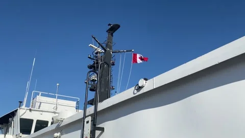 Ferry Flag 001 Stock Footage 200791451