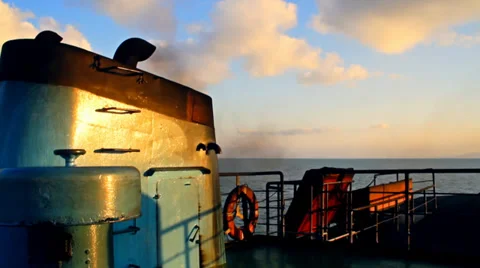 On The Ferry Stock Footage 35755002