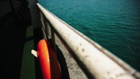 On The Ferry Stock Footage 75464445