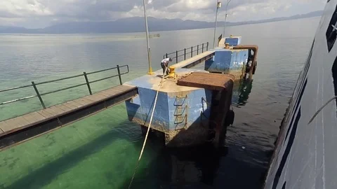 On The Ferry Stock Footage 81939030