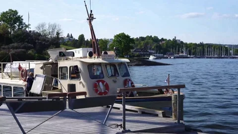 Ferry to Fram Stock Footage 244684422