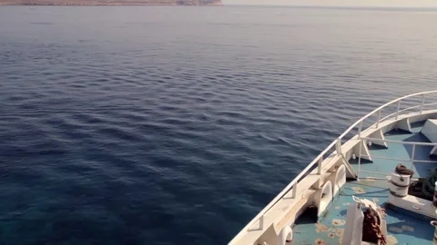 Ferry front side panoramic view Stock Footage 72634565