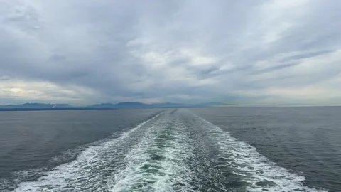 Ferry Georgia Strait 1 Stock Footage 289559035
