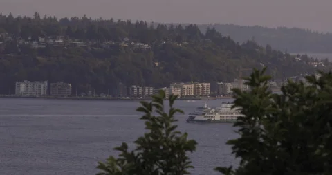 Ferry in harbor Stock-Footage 165264018
