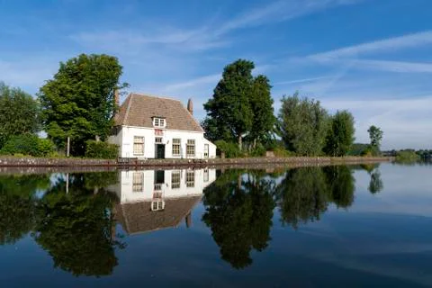 Ferry house Overschie Stock Photos