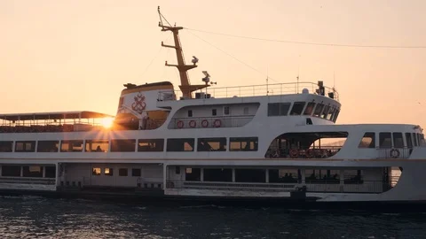 Ferry in Istanbul Bosphorus Stock Footage 112125449