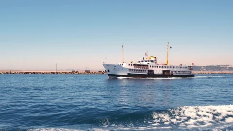 Ferry at Istanbul Stock Footage 115970290