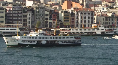 Ferry in Istanbul, Turkey Vídeos de archivo 40415926