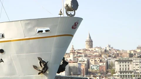 Ferry in Istanbul, Turkey Vídeos de archivo 40416038