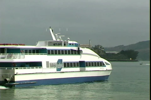 Ferry Leaves-pan Stock Footage 817532
