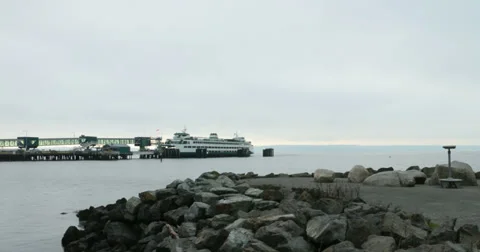 Ferry Leaving 4k Time Lapse Stock Footage 34303083