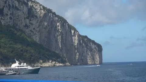 Ferry Leaving Capri Stock Footage 149896246