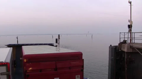 Ferry leaving the docks Stock Footage 41857510