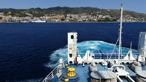 Ferry Messina Stock Footage 164920387
