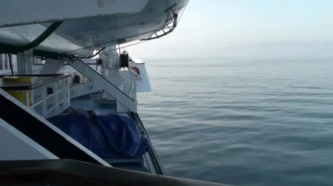 Ferry navigation on Mediterranean Sea Stock-Footage 10560871