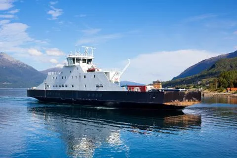Ferry in Norway Stock Photos