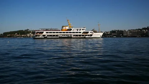 Ferry pass Stock Footage 130279894