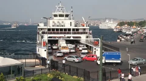 Ferry pier Видео 8923056