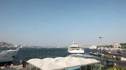 Ferry pier 库存影片 9025940