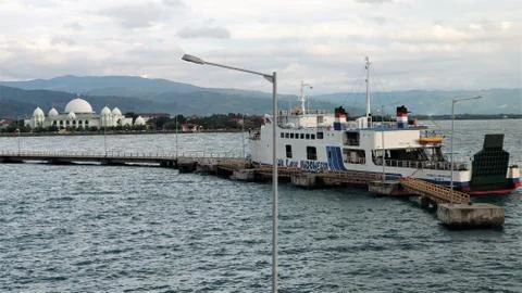 Ferry port Stock Photos