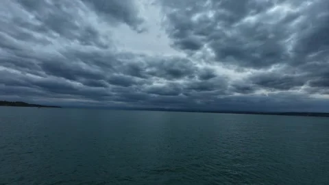 Ferry Ride Across Lake Constance Between Konstanz and Meersburg Stock Footage 345269133