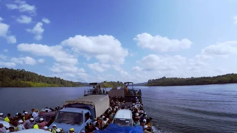 Ferry ride Hyperlapse 2 Stock Footage 113074090
