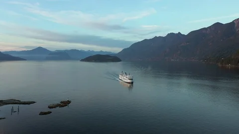 Ferry sailing Stock Footage 97525371