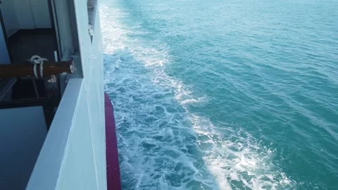 Ferry on the sea Stock Footage 195155554