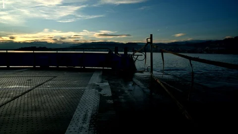 Ferry side view Stock Footage 91739660