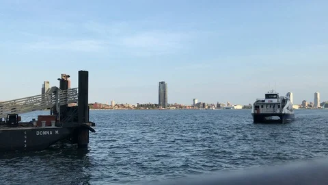 Ferry Stop Stock Footage 114259193
