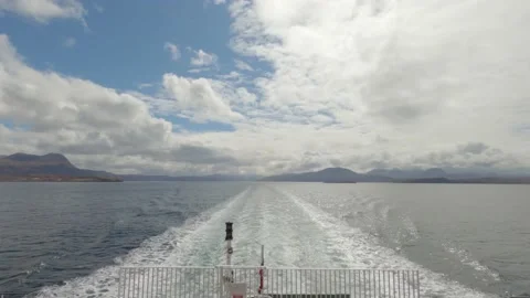 Ferry to Stornoway time lapse Stock Footage 154553058