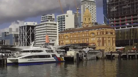 Ferry Terminal Stock Footage 196901393